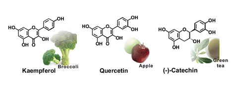 three well-known flavonoids found in cannabis