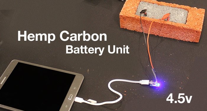 Hemp carbon Battery unit at Coffeeshop Guru